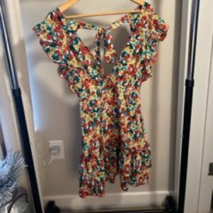 Shein Multi Color Floral Dress